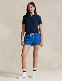 Terry cotton polo shirt - Newport Navy