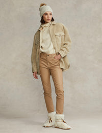 Chemise en sherpa - Spring Beige