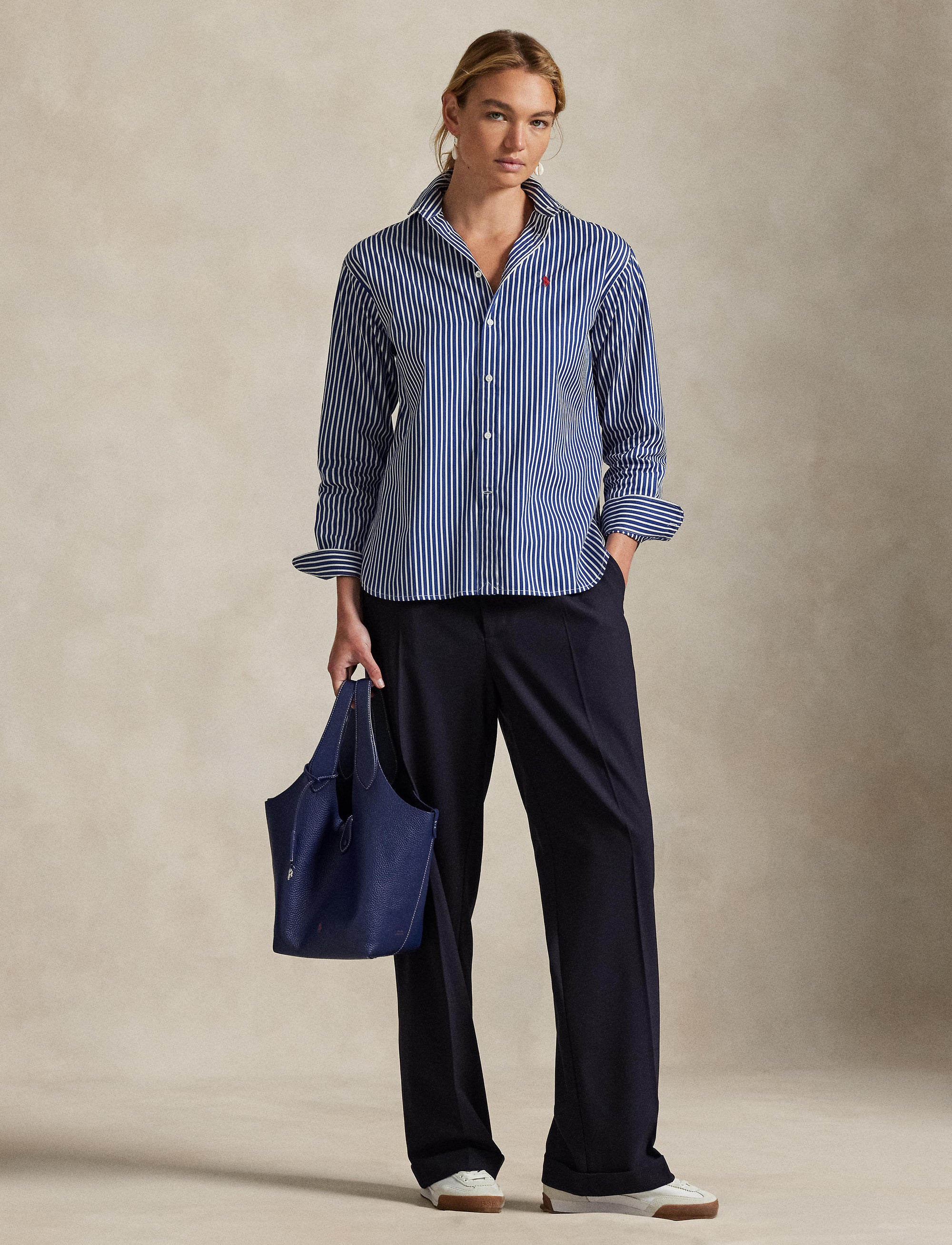 Chemise Relaxed Fit en coton rayé - Royal & White