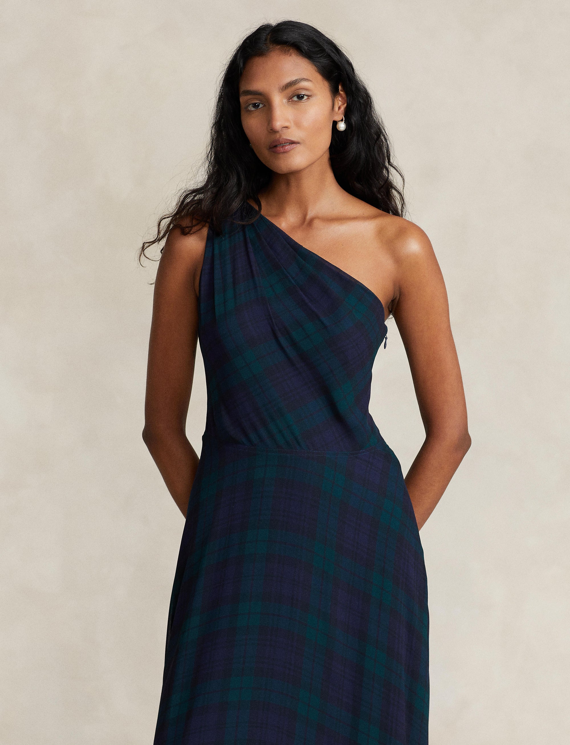 Robe écossaise en georgette Black Watch - Blackwatch Plaid