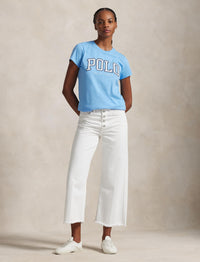 T-shirt logo en coton - Suffield Blue
