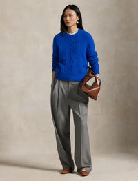 Wool turtleneck jumper - Pacific Royal