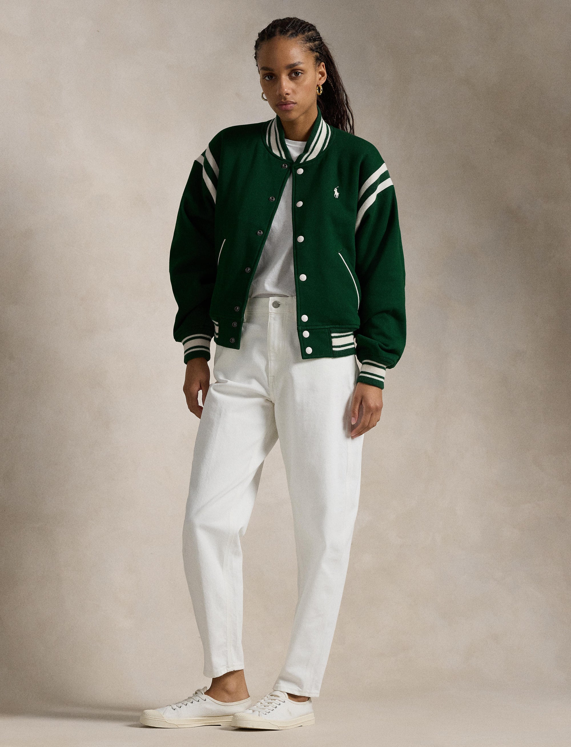 Fleece baseball jacket - New Forest