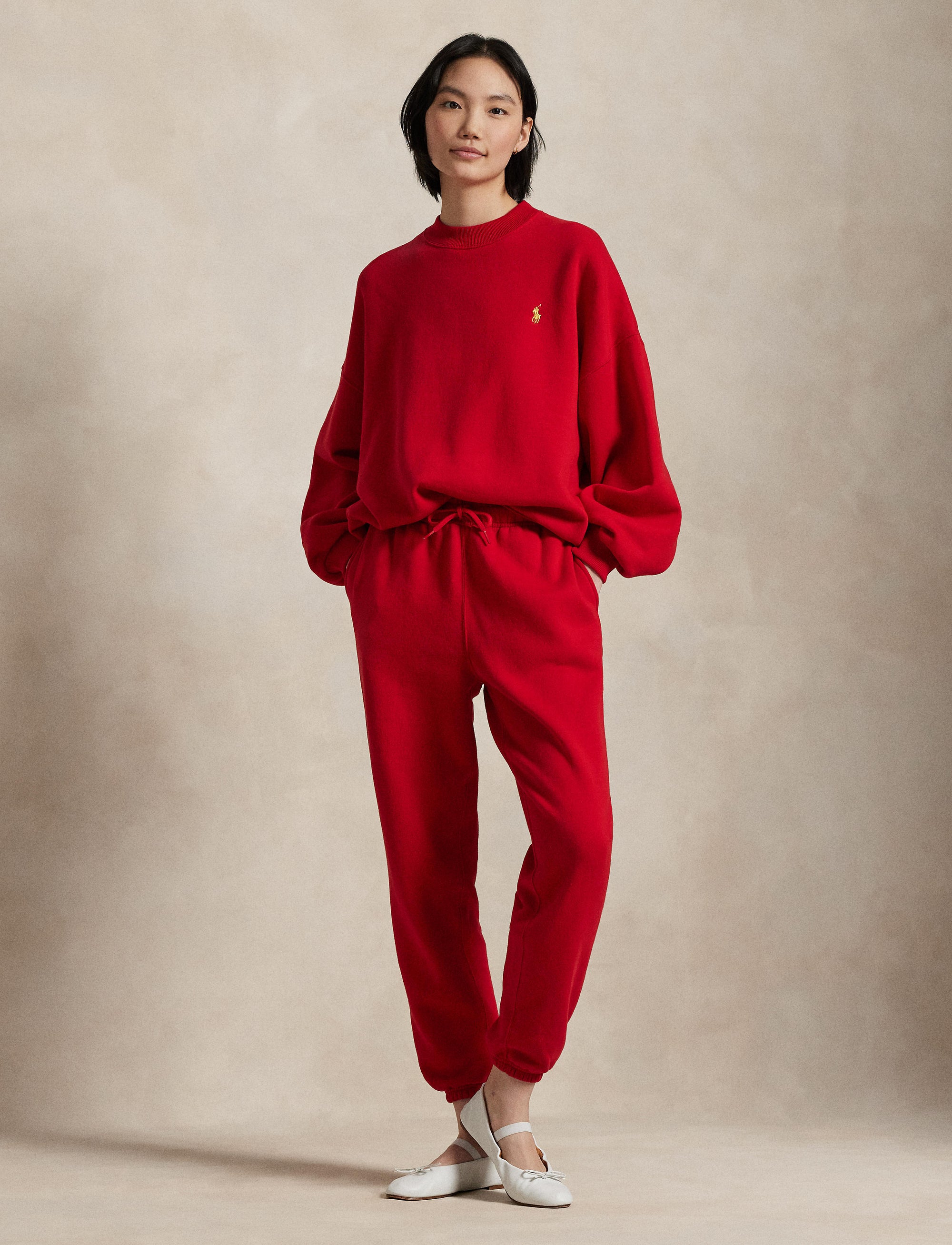 Sweat col rond montant Nouvel An lunaire - Red