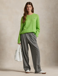 Pull ultra-léger en laine et cachemire mélangé - Apple Green