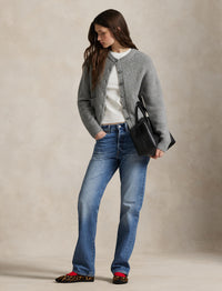 Cardigan à boutons en cachemire - Gris