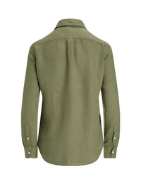 Classic Fit Linen Shirt - Garden Trail