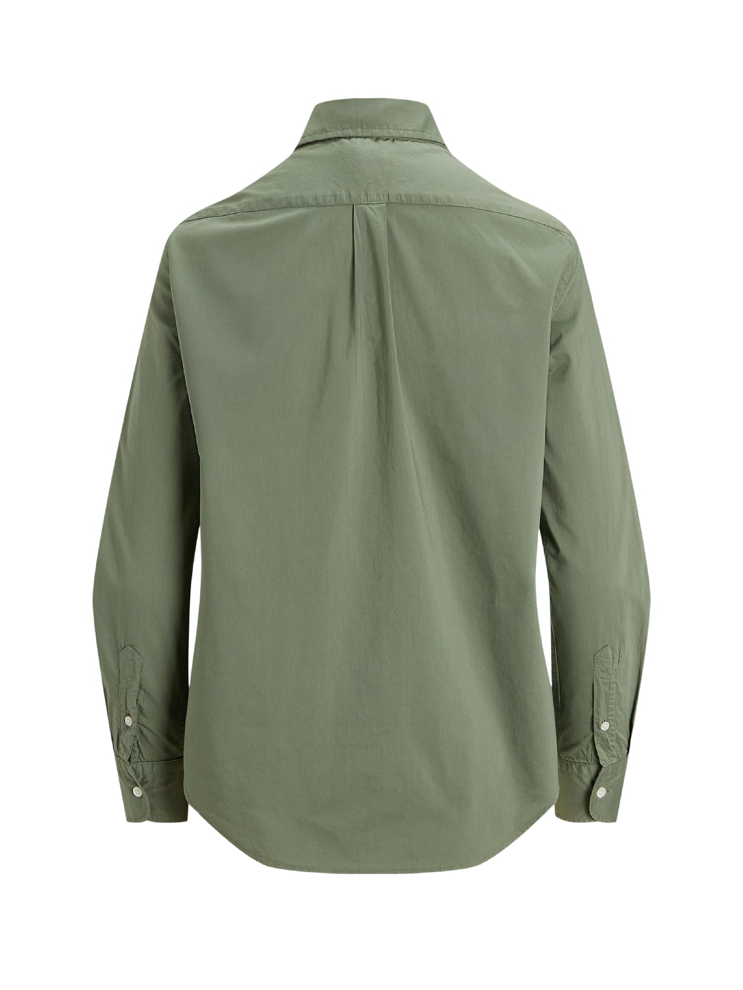 Chemise Classic Fit en sergé de coton - Cargo Green