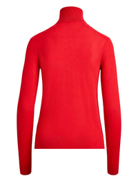 Pull à col roulé en cachemire - Bright Red