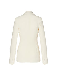 Silk dinner jacket - Cream