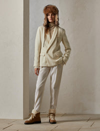 Veste Novina en laine - Cream