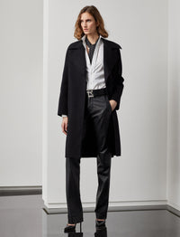 Manteau Cameo en laine et cachemire - Black