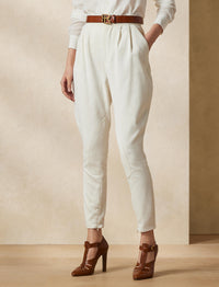 Pantalon jodhpur Harrison en sergé de cavalerie - Lux Cream