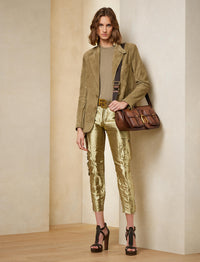 Preston Suede Jacket - Lichen Green