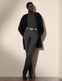Cashmere turtleneck jumper - Medium Grey Melange