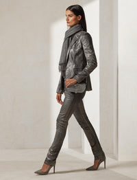 Veste Parker métallisée - Silver Chrome Foil