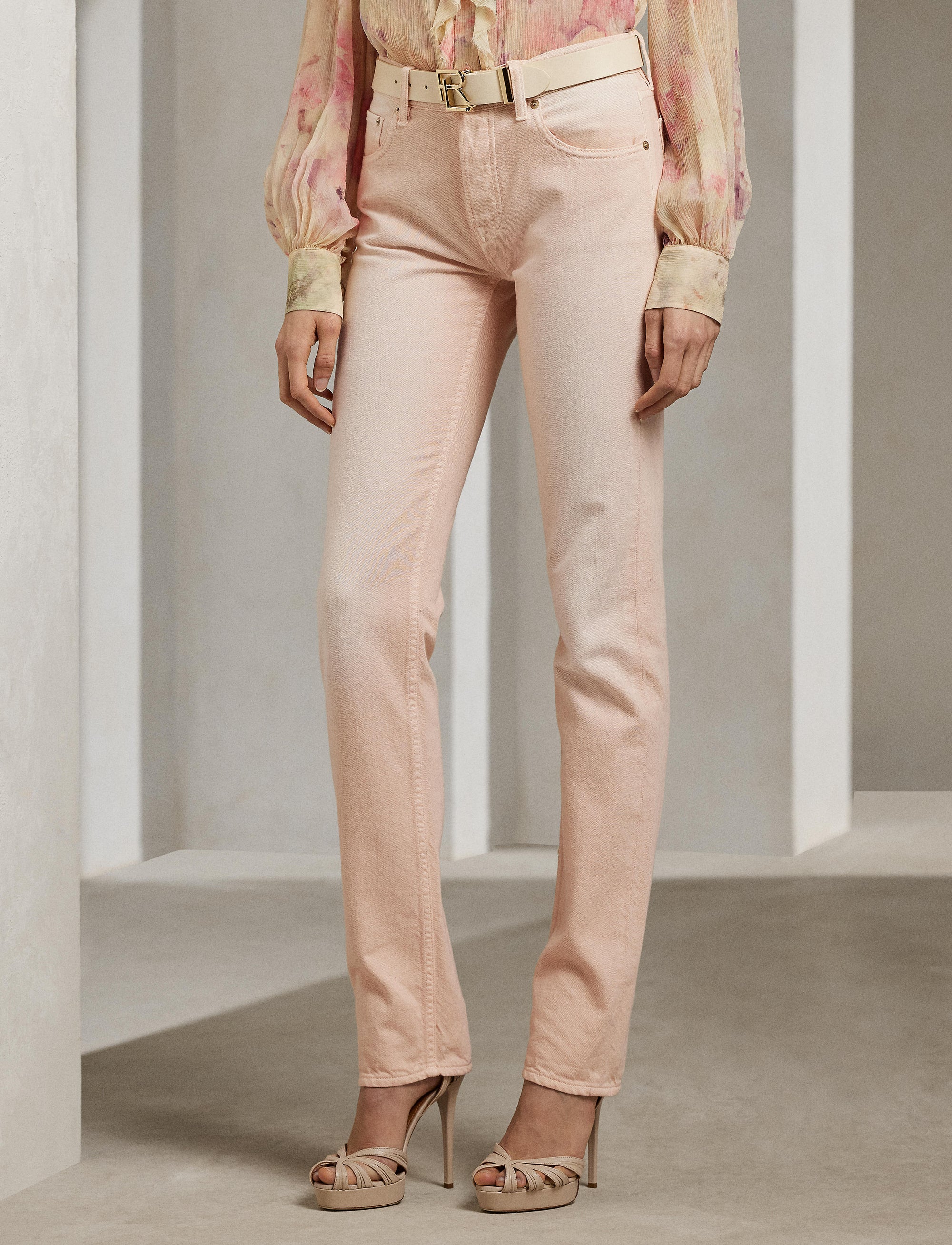 Jean 7/8 droit 750 - Blush