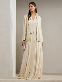 Hailey silk braided jacket - Butter