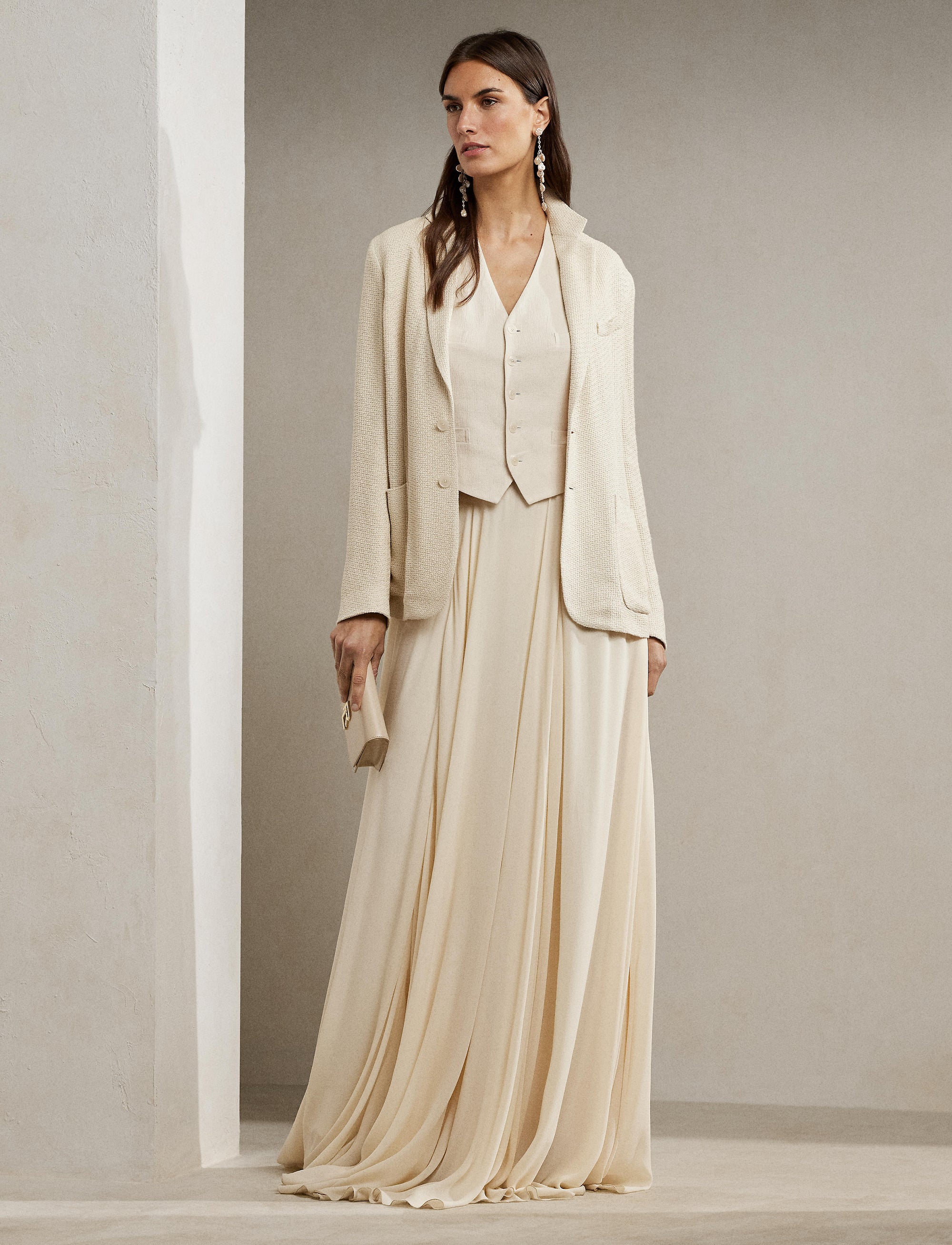 Hailey silk braided jacket - Butter