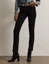 750 Straight 7/8 Jeans - Onyx Black
