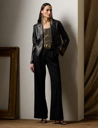 Veste Helaine en cuir - Black