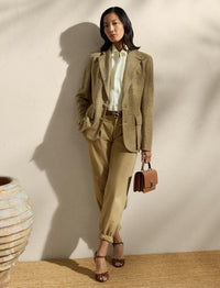 Veste Preston décorée en tweed - Tan