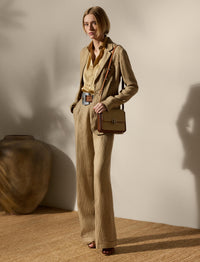 Chemise Adrien Relaxed en soie - Lux Tan