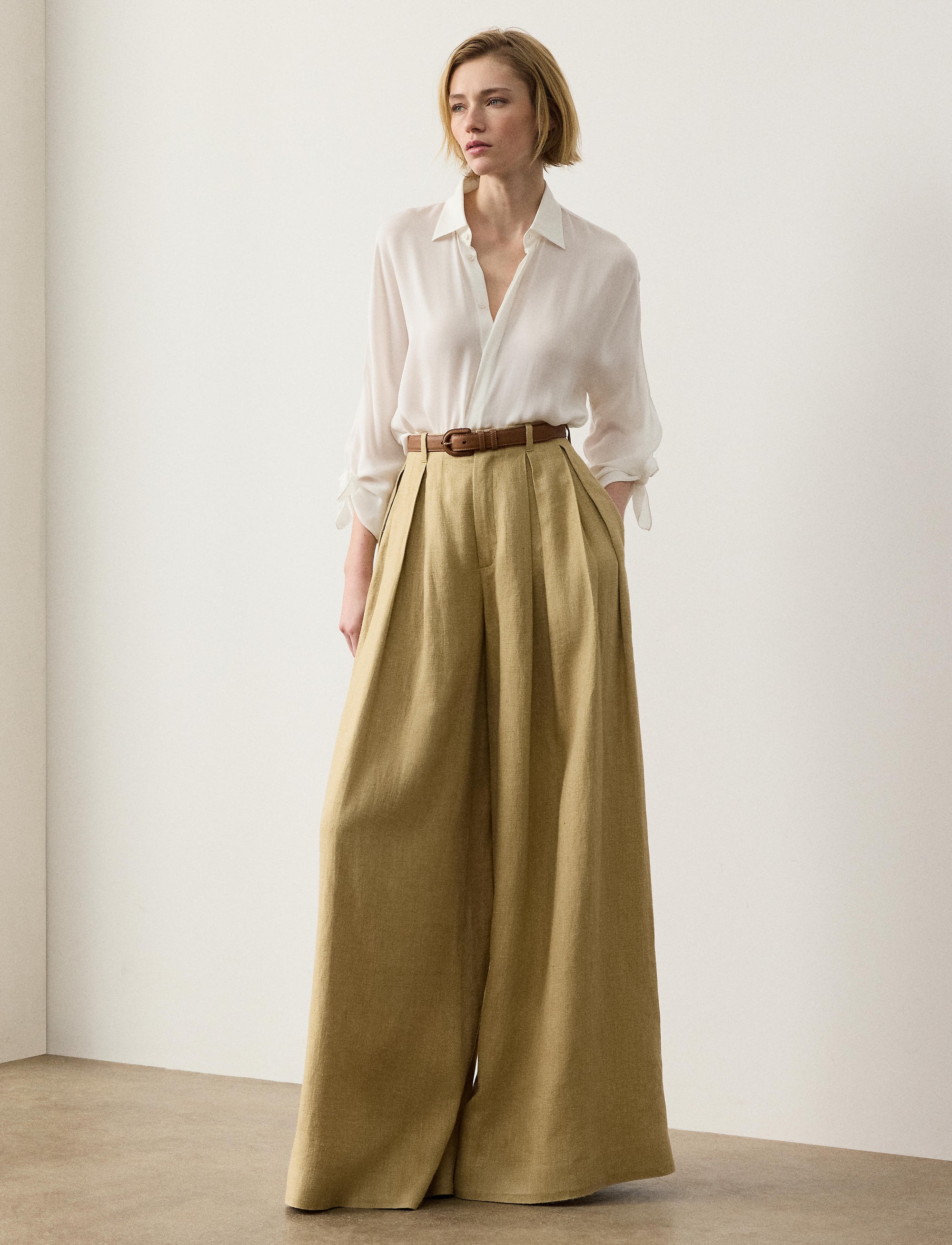 Karen silk blouse - Ecru