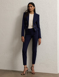 Veste Spencer en crêpe de laine - Lux Navy