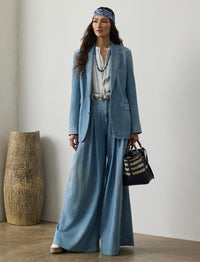 Veste Russel en denim - Light Indigo
