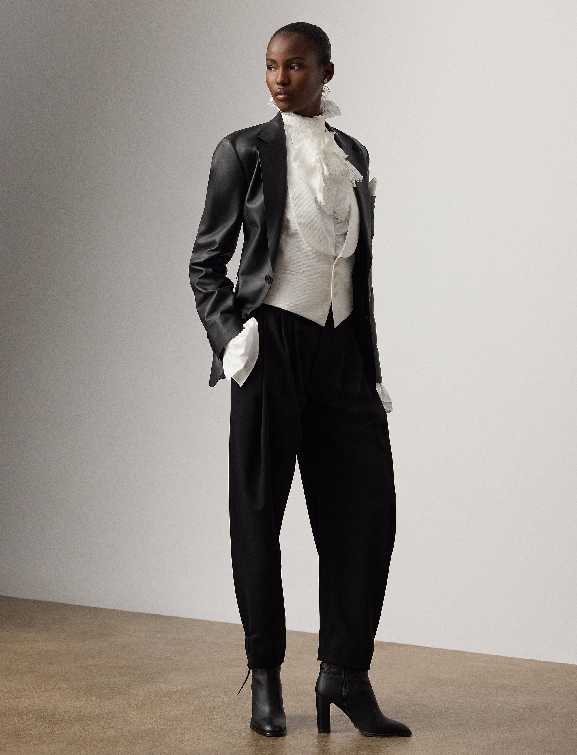 Veste Eli en cuir - Black