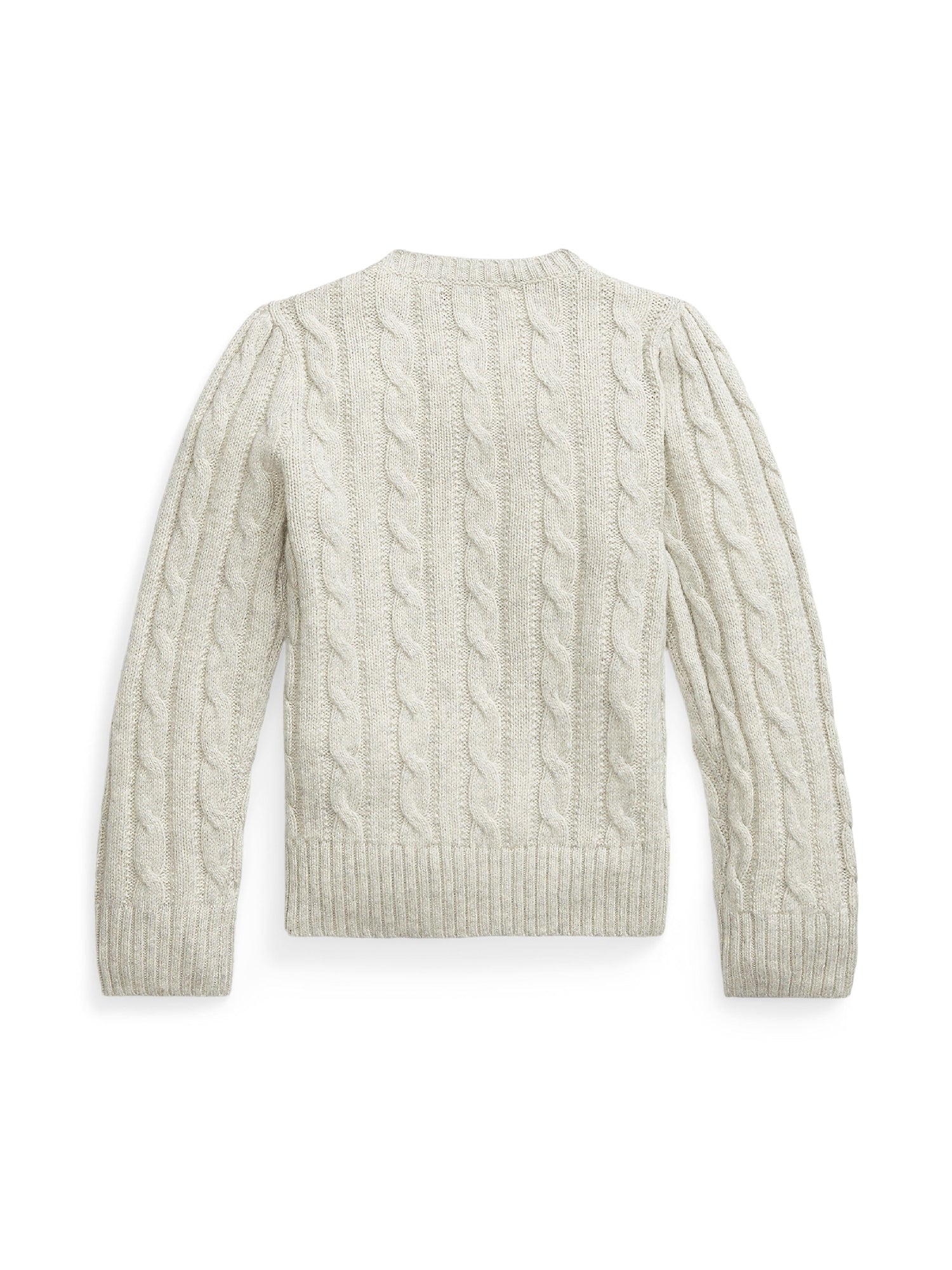 Pull torsadé en laine - Grey
