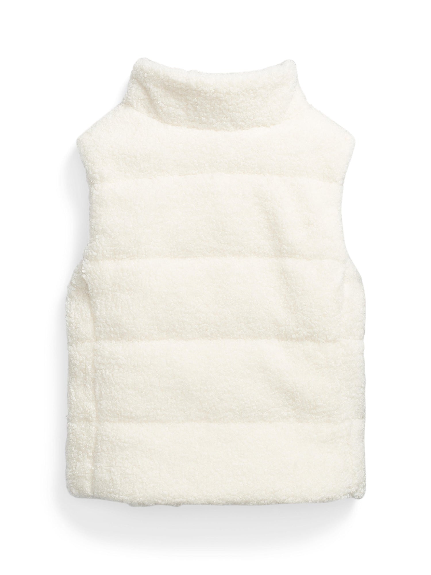 Gilet Teddy en molleton - Cream
