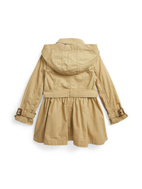 Hooded trench coat - Classic Khaki