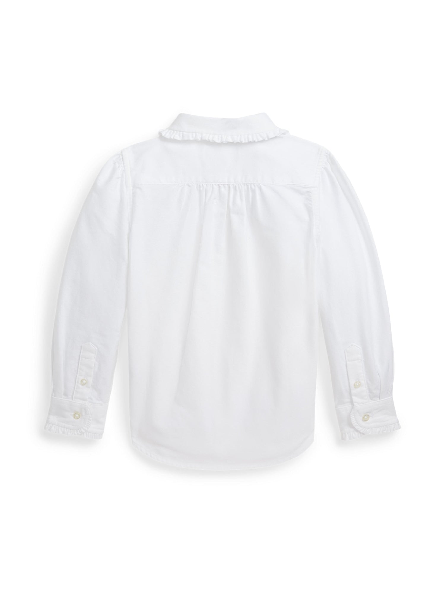 Chemise Oxford volantée - White