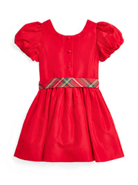 Robe à manches ballons - Red