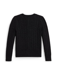 Cardigan métallisé à mini-torsades - Black