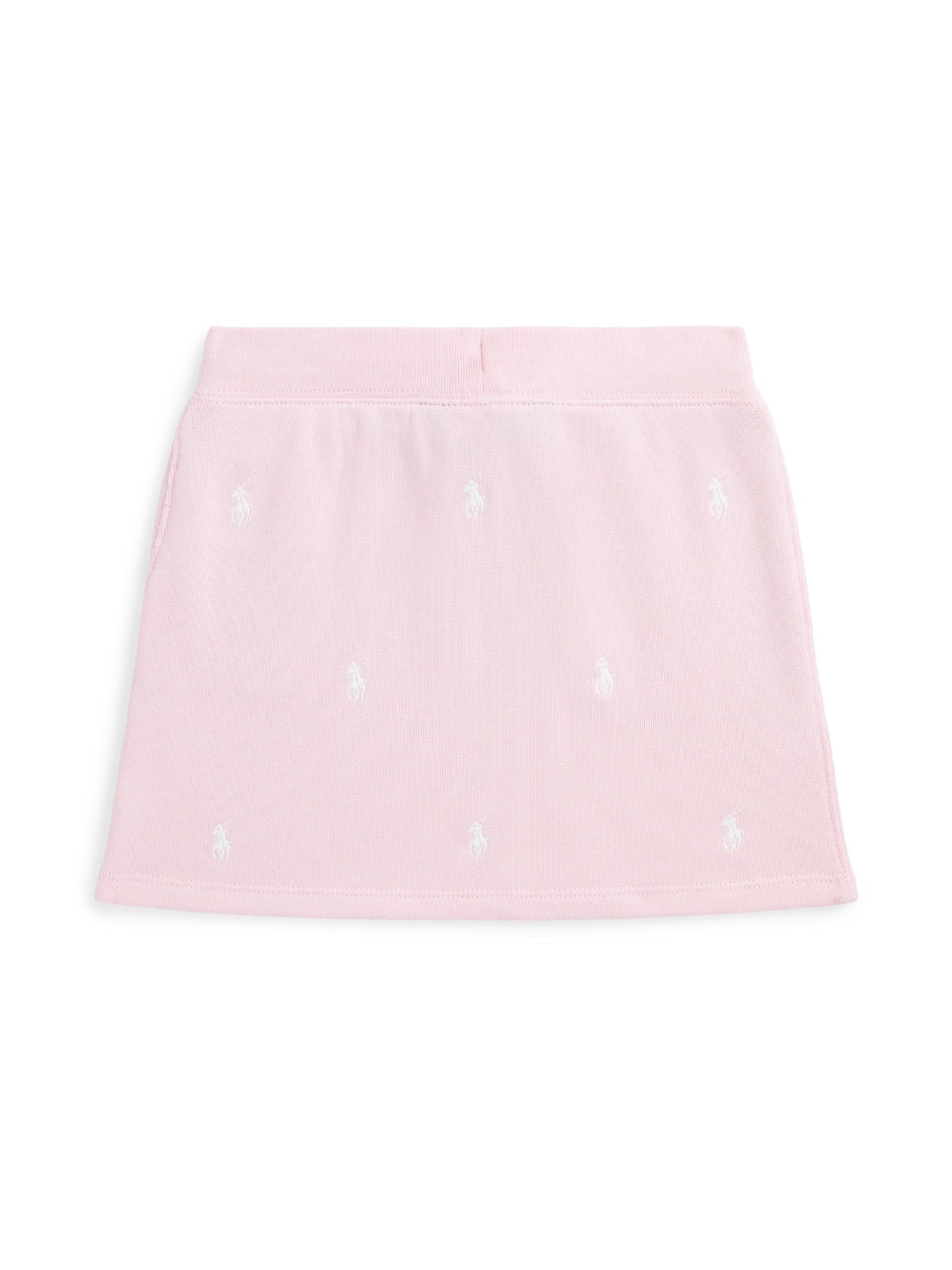 Jupe poney Polo en coton éponge - Hint Of Pink & White