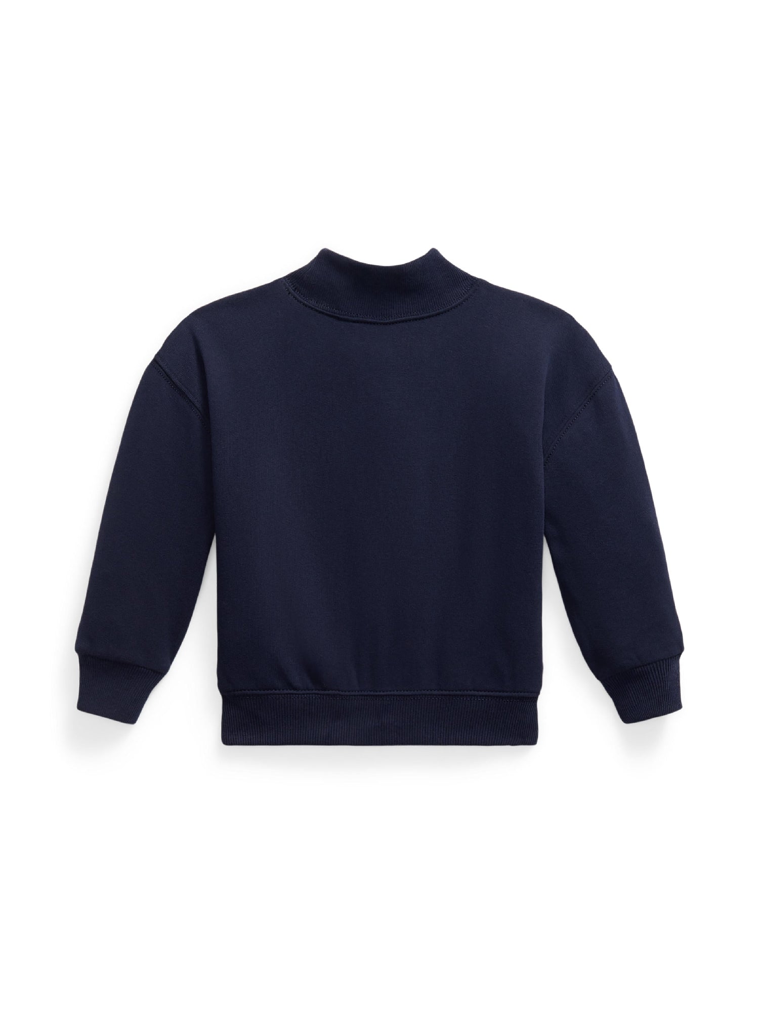 Sweat à écusson en molleton - Navy