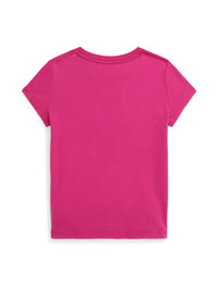 T-shirt Polo Bear en jersey de coton - College Pink