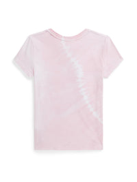Polo Bear tie-dye t-shirt in cotton jersey - Hint Of Pink Tie Dye