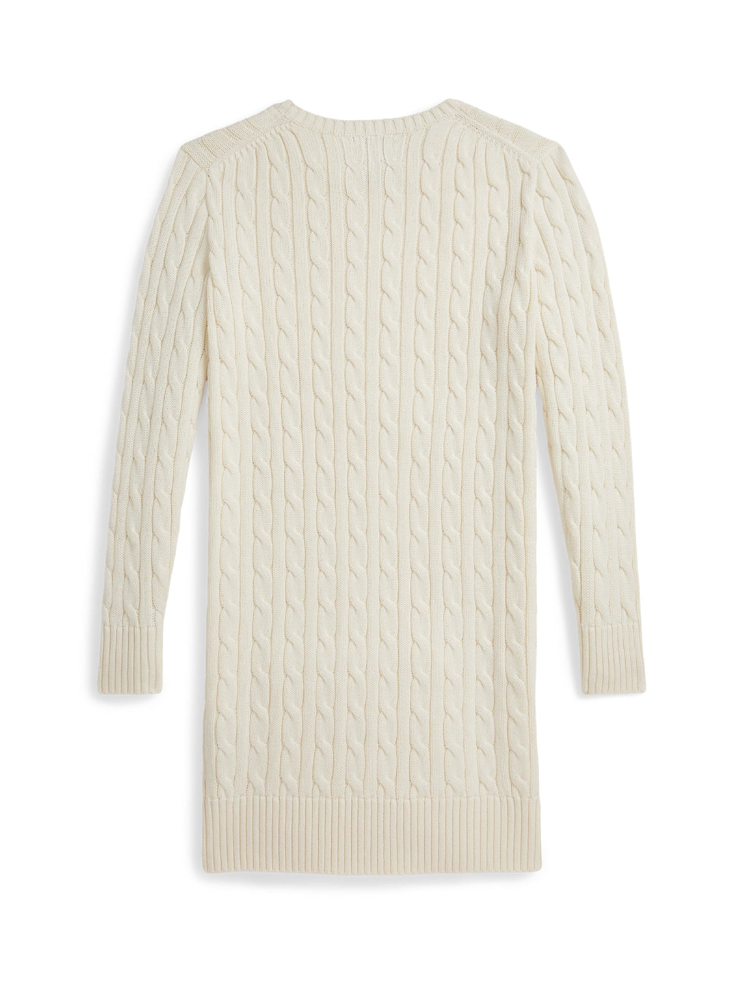 Twisted cotton jumper dress - Clubhouse Cream