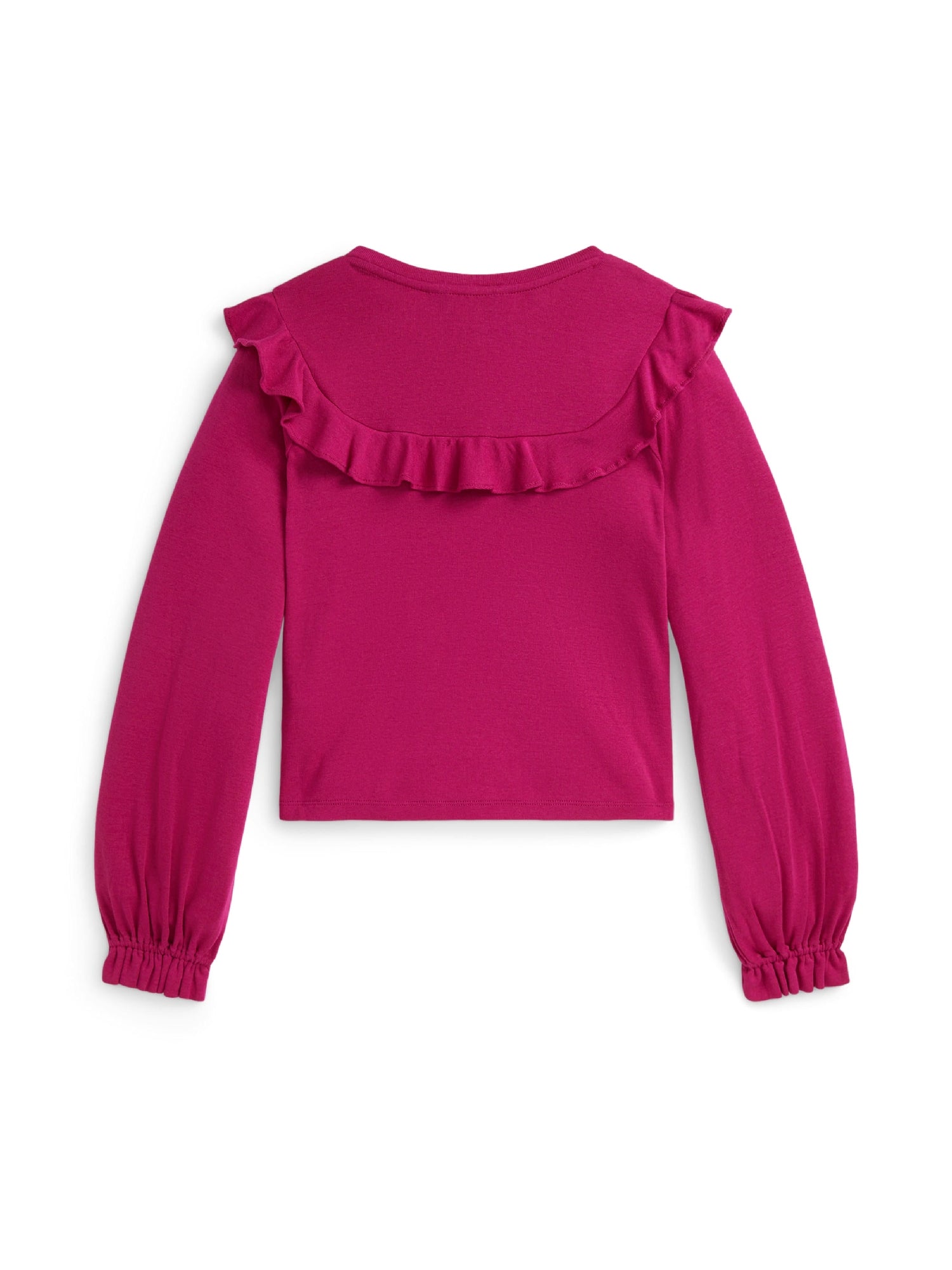 Top volanté en coton et modal - Preppy Pink
