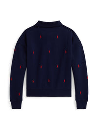 Sweat polo à poney Polo en molleton - Refined Navy