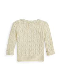 Pull en coton torsadé - Andover Cream