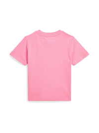 T-shirt col rond en jersey de coton - Florida Pink