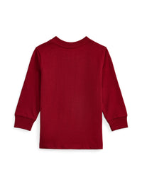 T-shirt Polo Bear à manches longues  - Bear Holiday Red