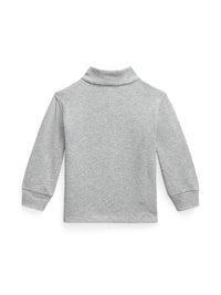 Pull demi-zippé en coton interlock - Andover Heather