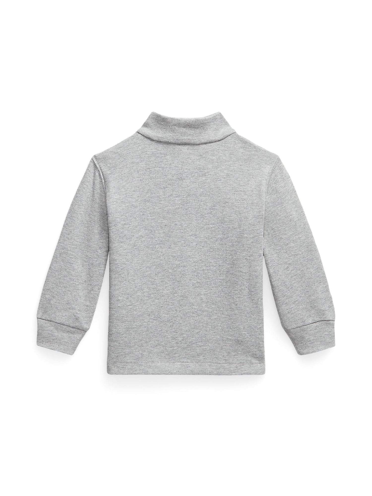 Pull demi-zippé en coton interlock - Andover Heather