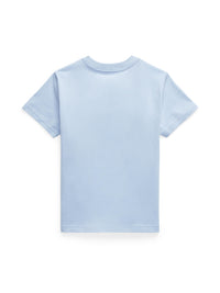 T-shirt col rond jersey de coton - Blue Hyacinth